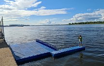 Пластиковые понтоны 2FLOAT AR60 на соревнованиях X-WATERS Volga 2021 в Нижним Новгороде